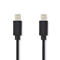 Nedis Mini DisplayPort-Kabel | Mini-DisplayPort Male naar Mini-DisplayPort Male | 21.6 Gbps | 1 m | 1 stuks - CCGP37500BK10 CCGP37500BK10 - thumbnail