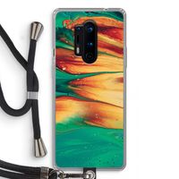 Green Inferno: OnePlus 8 Pro Transparant Hoesje met koord