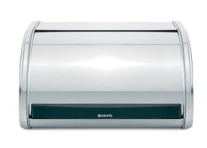 Brabantia broodtrommel met schuifdeksel - Medium - Brilliant Steel