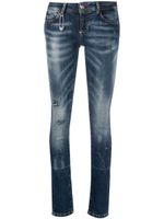 Philipp Plein jean Pins Iconic slim - Bleu - thumbnail