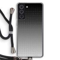 Musketon Halftone: Samsung Galaxy S21 FE Transparant Hoesje met koord
