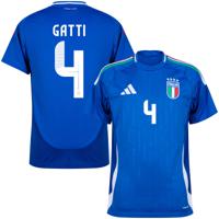 Italië Shirt Thuis 2024-2025 + Gatti 4 - thumbnail