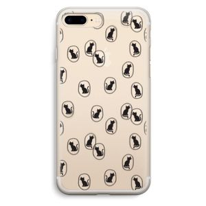 Miauw: iPhone 7 Plus Transparant Hoesje
