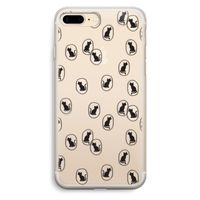 Miauw: iPhone 7 Plus Transparant Hoesje Miauw: iPhone 7 Plus Transparant Hoesje