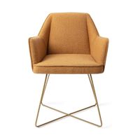 Jesper Home Tome eetkamerstoel Masai Giraffe cross gold