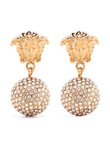 Versace boucles d'oreilles serties de cristaux