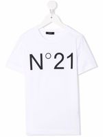 Nº21 Kids t-shirt en coton à logo imprimé - Blanc