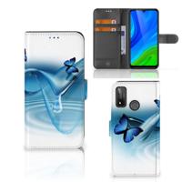 Huawei P Smart 2020 | Telefoonhoesje | Met pasjeshouder | Vlinders