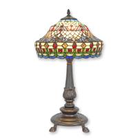 A TIFFANY STYLE TABLE LAMP - thumbnail