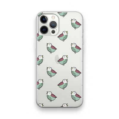Vogeltjes: iPhone 12 Pro Transparant Hoesje