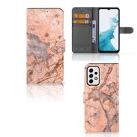 Samsung Galaxy A23 | Bookcase | Marmer Oranje