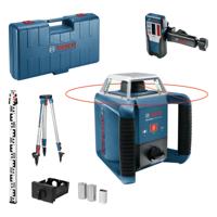 Bosch Professional GRL 400 H Rotatielaser Rood + Laserontvanger LR 1 + BT152 HD Statief + GR2400 Meetlat in Koffer - 06159940JY Bosch Professional GRL 400 H Rotatielaser Rood + Laserontvanger LR 1 + BT152 HD Statief + GR2400 Meetlat in Koffer - 06159940JY