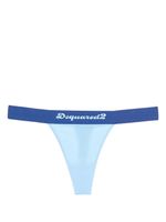 DSQUARED2 string à bande logo - Bleu - thumbnail