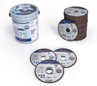 Bosch Accessoires 100x doorslijpschijf inox (rvs) 125x1x22.23 in emmer - 2608626113