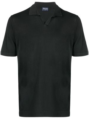 Drumohr polo à col v - Noir