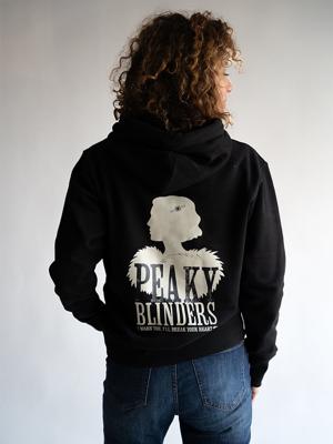 Peaky Blinders Heartbreaker Hoodie - “I Warn You” Zwart | Peaky Blinders Peaky Blinders Heartbreaker Hoodie - “I Warn You” Zwart | Peaky Blinders