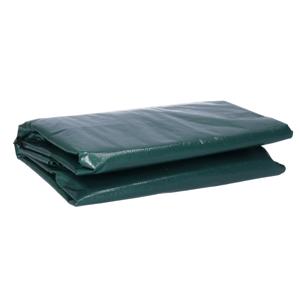 Tafelhoes - donker groen - polyester - D180 x H115 cm - waterdicht - ronde hoes