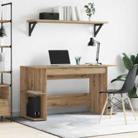 Bureau met plank Anders met opslag artisanaal eikenkleurig Bewerkt hout Bureau met plank Anders met opslag artisanaal eikenkleurig Bewerkt hout