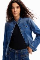 Denim bikerjack - BLUE - L