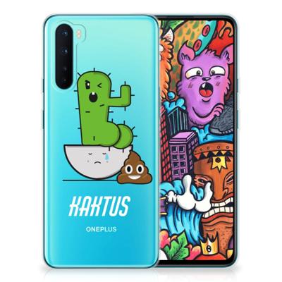 OnePlus Nord Telefoonhoesje met Naam Cactus Poo
