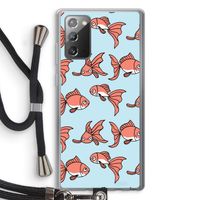 Blub: Samsung Galaxy Note 20 / Note 20 5G Transparant Hoesje met koord