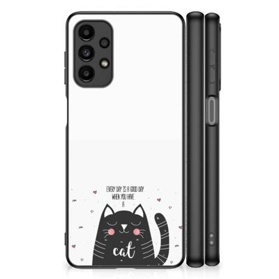 Samsung Galaxy A13 4G Hoesje Cat Good Day