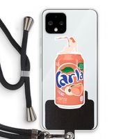 S(peach)less: Pixel 4 Transparant Hoesje met koord