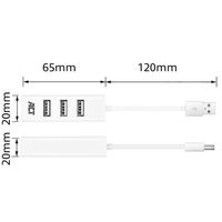 ACT AC6200 interface hub USB 2.0 480 Mbit/s Wit - thumbnail