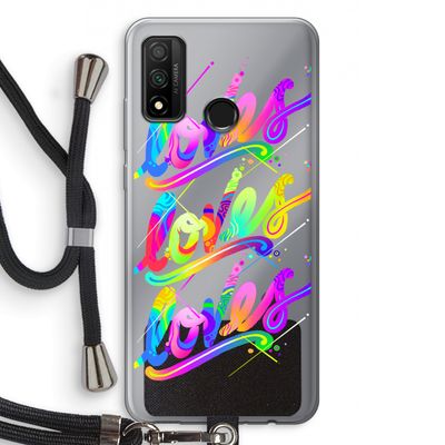 Loves: Huawei P Smart (2020) Transparant Hoesje met koord
