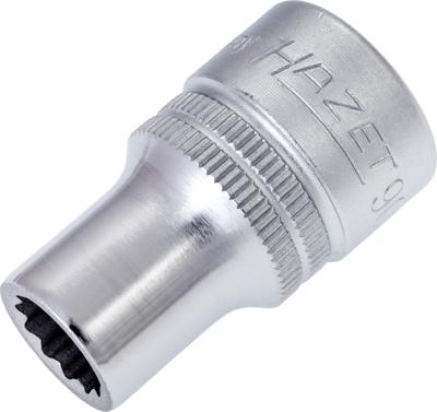HAZET Dopsleutel 900Z-10 · 1/2 inch (12,5 mm) vierkant hol · Buitentwaalfkant tractieprofiel · SW 10 mm