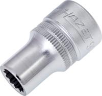 HAZET Dopsleutel 900Z-10 · 1/2 inch (12,5 mm) vierkant hol · Buitentwaalfkant tractieprofiel · SW 10 mm
