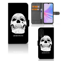 Telefoonhoesje met Naam OPPO A78 5G | A58 5G Skull Eyes - thumbnail