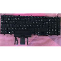 Notebook keyboard for Dell Latitude E5550 E5570 Precision 3510 with pointstick AZERTY - thumbnail