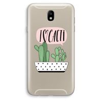 I love cacti: Samsung Galaxy J7 (2017) Transparant Hoesje