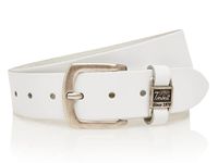 Timbelt Leren Riem 4 cm Wit