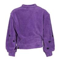 KIEstone Meisjes sweater - Aagje - Diep paars