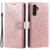 Samsung Galaxy S24 Mandala Series Portemonnee-hoesje - Rose Gold - thumbnail