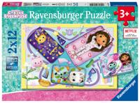 Ravensburger puzzel 2x12 stukjes Gabby&apos;s dollhouse