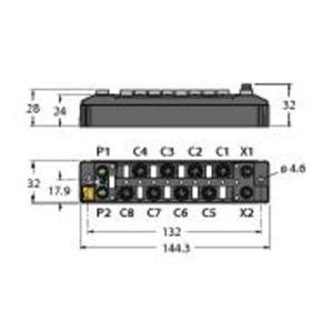 Turck TBEN-S1-8DXP 6814023 Actieve sensor/actorbox 1 stuk(s)