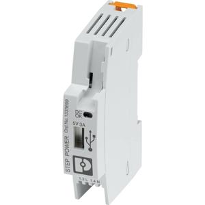 Phoenix Contact STEP3-PS/1AC/5DC/3/PT/USB-A DIN-rail netvoeding 3 A 5 W Inhoud: 1 stuk(s)