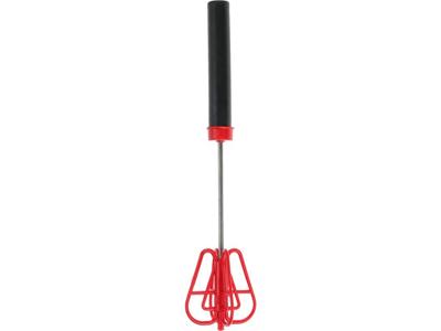 Garde kunststof met RVS 26x6x6cm rood