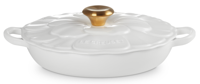 Le Creuset Braadpan Signature Campagnard Bloesem Wit ø 26 cm / 2,2 liter