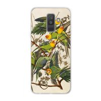 Carolinaparkiet: Samsung Galaxy A6 Plus (2018) Transparant Hoesje