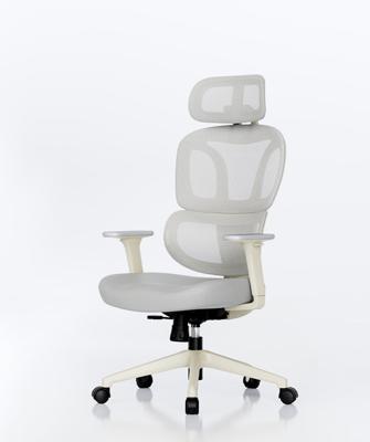 Ergonomische bureaustoel BS5, dubbele rugleuning, optie voetensteun