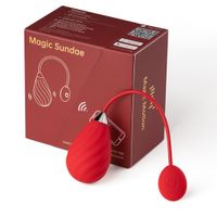 Magic Motion - Magic Sundae App Bestuurbare Love Egg Rood - thumbnail