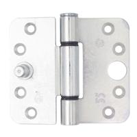 BSW glijlagerscharnier - 818 Allround - SKG*** - afgerond - 89x102x3 mm - gegalvaniseerd
