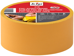 kip pvc-masking tape geribbeld 218 geel 30mm x 33m