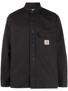 Carhartt WIP chemise en coton à patch logo - Noir