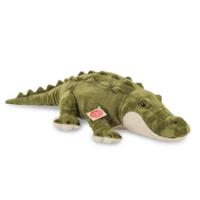 Knuffeldier Krokodil - zachte pluche stof - premium kwaliteit knuffels - groen - 60 cm - thumbnail