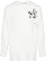 Y-3 t-shirt en coton GFX à fleurs - Blanc - thumbnail